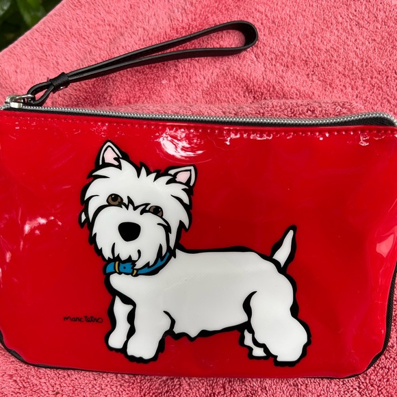 Marc Tetro Westie Red Wristlet - Picture 1 of 6
